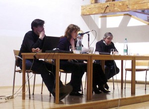 Symposium participants - from the left: Tomas Pospiszyl, Vanda Skalova, Hana Rousova, Jiri Sevcik